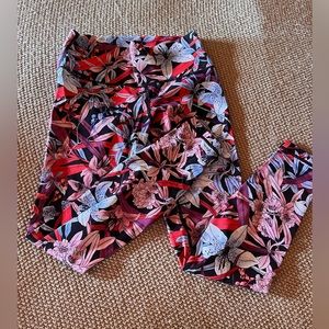 Floral Lululemon leggings